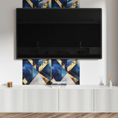 Revêtement mural pvc Motifs géométriques en couleurs