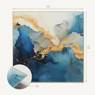 Panneau décoratif Abstraction aux formes ondulées