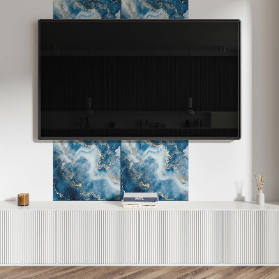 Revêtement mural pvc Un motif phénoménal de style marbre