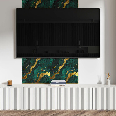 Panneau décoratif Formes abstraites de la structure des vagues