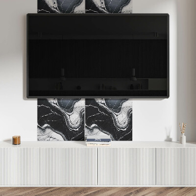 Revêtement mural pvc Marbre stylisé sous une forme abstraite