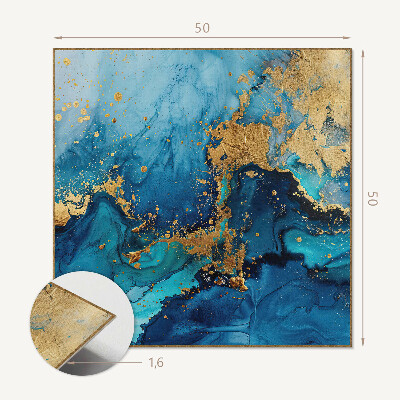 Panneau mural Abstraction inspirée par l'eau