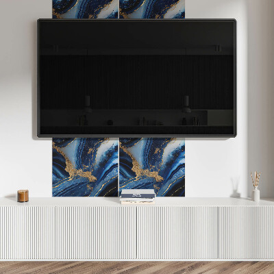 Revêtement mural pvc Motif ondulé de style abstrait