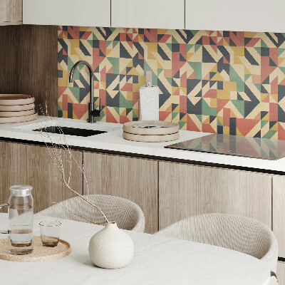 Panneau décoratif Motif abstrait avec des formes géométriques