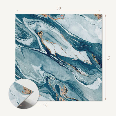 Panneau décoratif Motifs de vagues abstraits