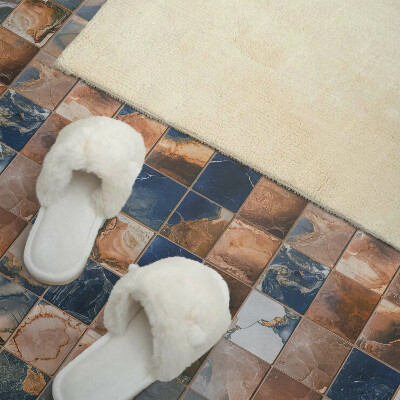 Revêtement mural pvc Motifs de pierre dans un style mosaïque