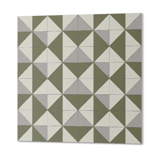 Panneau décoratif Conception avec des triangles dans un style géométrique