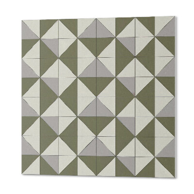 Panneau décoratif Conception avec des triangles dans un style géométrique