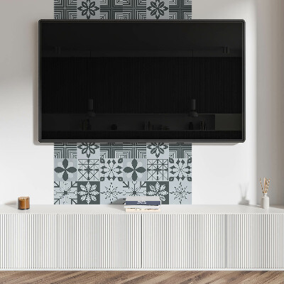 Panneau décoratif Un puzzle géométrique en version mosaïque