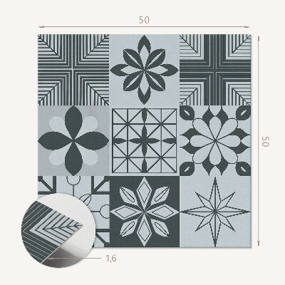 Panneau décoratif Un puzzle géométrique en version mosaïque