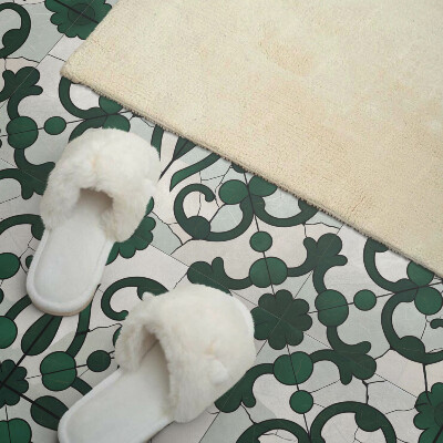 Revêtement mural pvc Ornements végétaux dans une version élégante