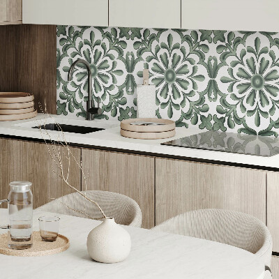 Panneau décoratif Motif végétal rond