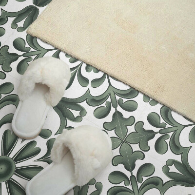 Panneau décoratif Motif végétal rond