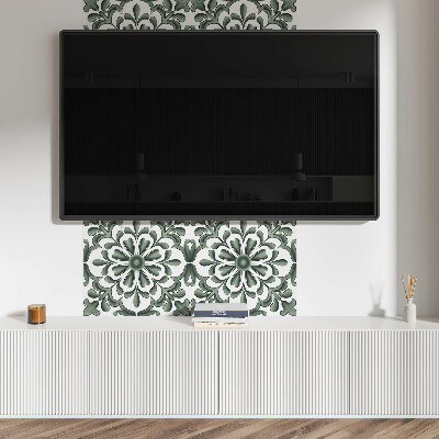 Panneau décoratif Motif végétal rond