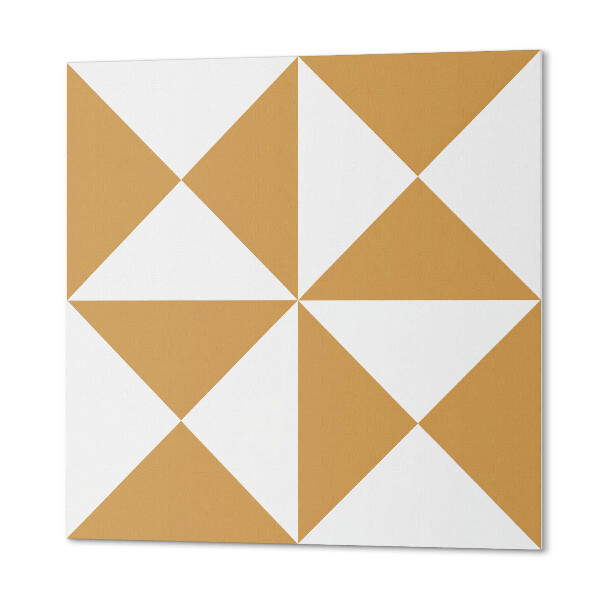 Panneau mural Motif triangulaire dans un style géométrique