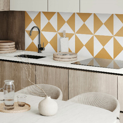 Panneau mural Motif triangulaire dans un style géométrique