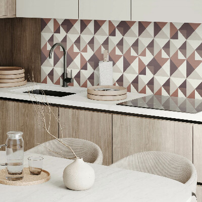 Revêtement mural pvc Géométrie triangulaire dans un design unique