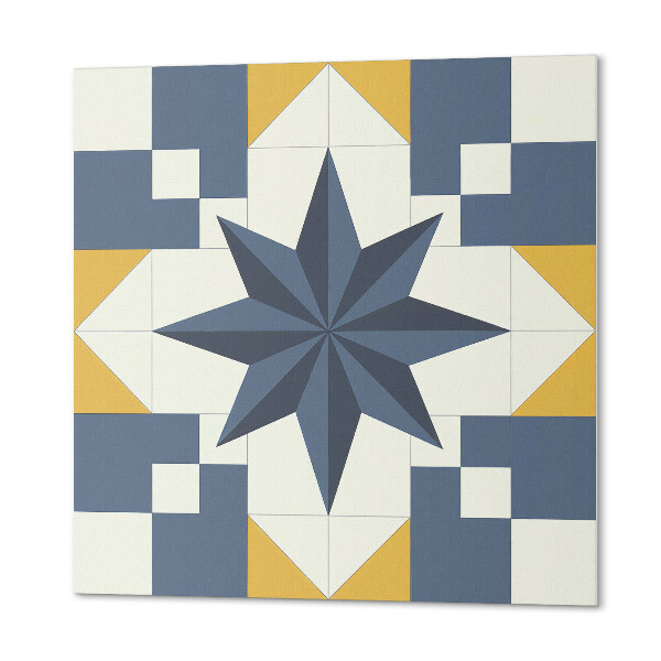 Revêtement mural pvc Motif d'étoile géométrique