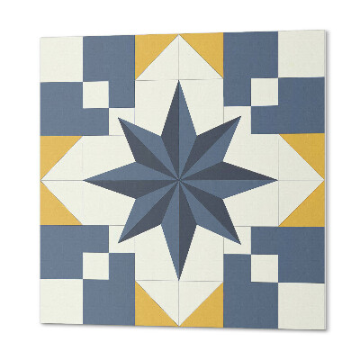 Revêtement mural pvc Motif d'étoile géométrique