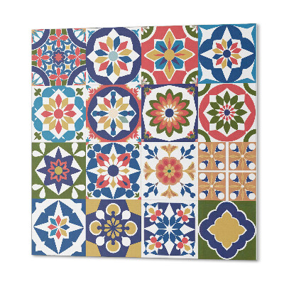 Panneau mural Des carrés élégants dans un design en mosaïque