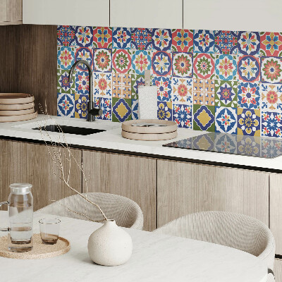 Panneau mural Des carrés élégants dans un design en mosaïque