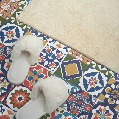 Panneau mural Des carrés élégants dans un design en mosaïque