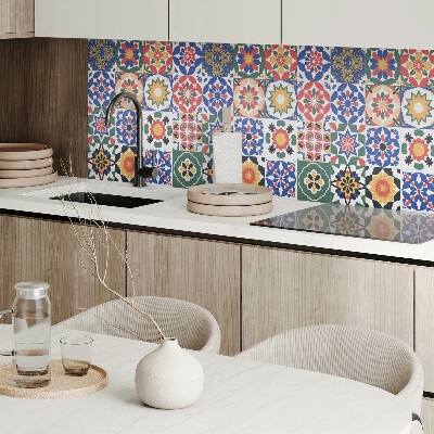 Revêtement mural pvc Disposition de mosaïque en rangées