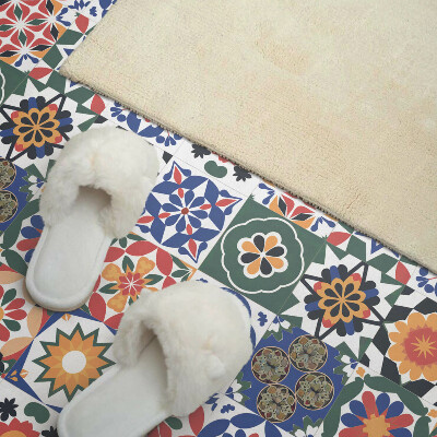 Revêtement mural pvc Disposition de mosaïque en rangées