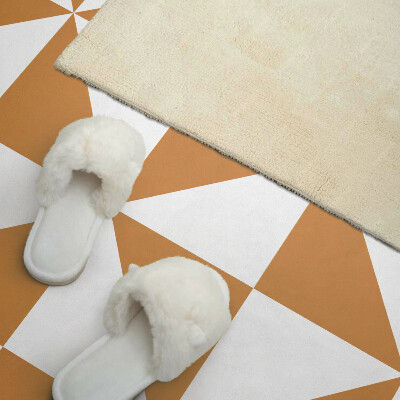 Panneau décoratif Géométrie triangulaire intégrée dans des carrés