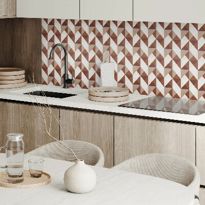 Revêtement mural pvc Motif géométrique élégant avec des triangles