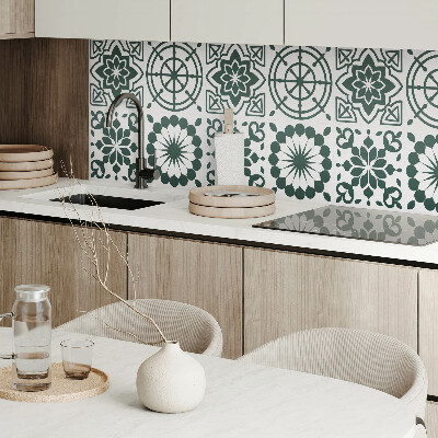 Panneau décoratif Fleurs aux formes géométriques