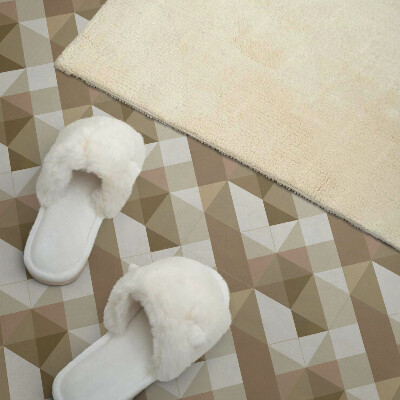 Revêtement mural pvc Motif géométrique aux tons de la nature