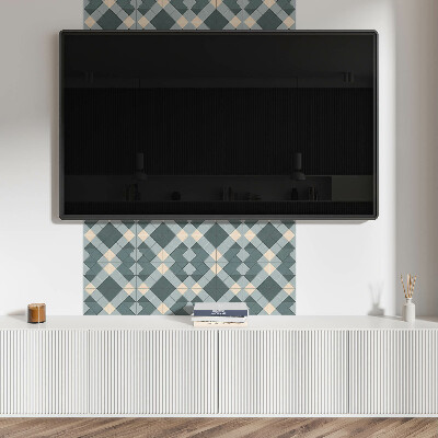 Panneau mural motif géométrique