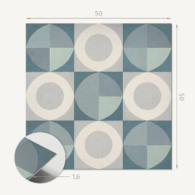 Panneau mural Motif géométrique avec des cercles