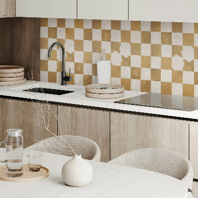 Panneau décoratif Motif en damier de style abstrait