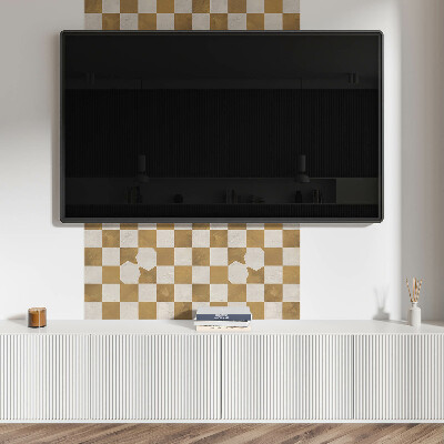 Panneau décoratif Motif en damier de style abstrait