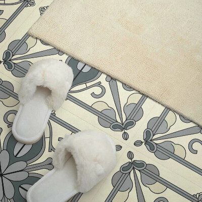 Revêtement mural pvc Fleurs aux décorations élégantes