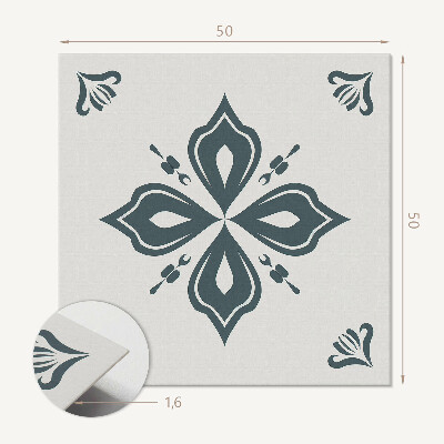 Revêtement mural pvc Motif de croix florale