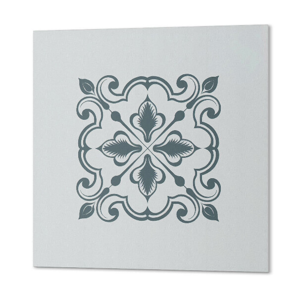 Panneau décoratif Motif avec décorations végétales