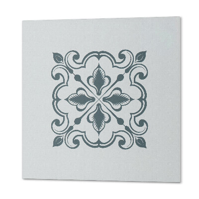 Panneau décoratif Motif avec décorations végétales