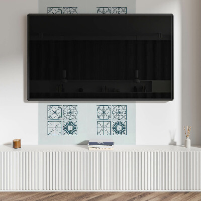 Revêtement mural pvc Géométrie en version carrelée