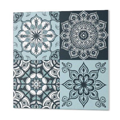 Panneau mural Mandalas en maille à motifs