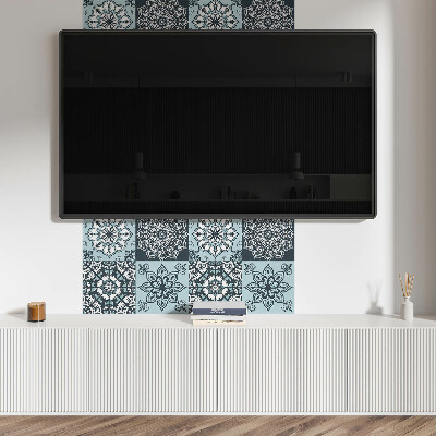 Panneau mural Mandalas en maille à motifs