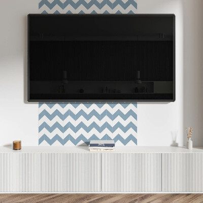 Panneau décoratif Zigzags dynamiques dans la conception