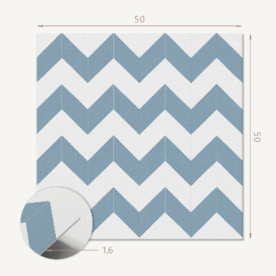 Panneau décoratif Zigzags dynamiques dans la conception
