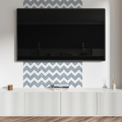 Revêtement mural pvc Lignes de style zigzag