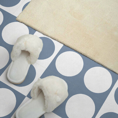 Revêtement mural pvc Géométrie des cercles dans un système de grille