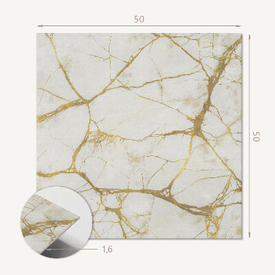 Panneau décoratif Motif veiné dans un style marbré élégant
