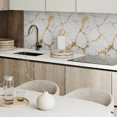 Panneau mural Motif de marbre élégant avec des veines subtiles