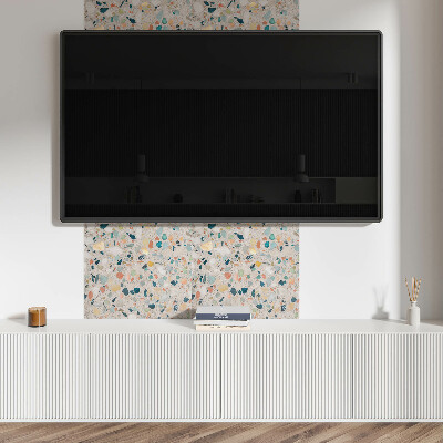 Panneau décoratif Un motif avec une riche composition de pierres